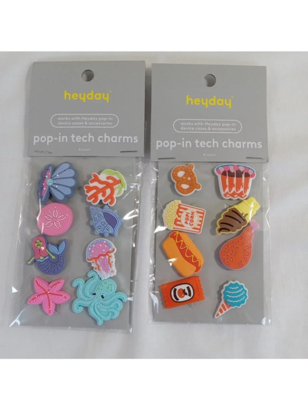 heyday Pink Pop-In Case iPhone Air with 2 Packs Charms Bundle New Food Sea Ocean